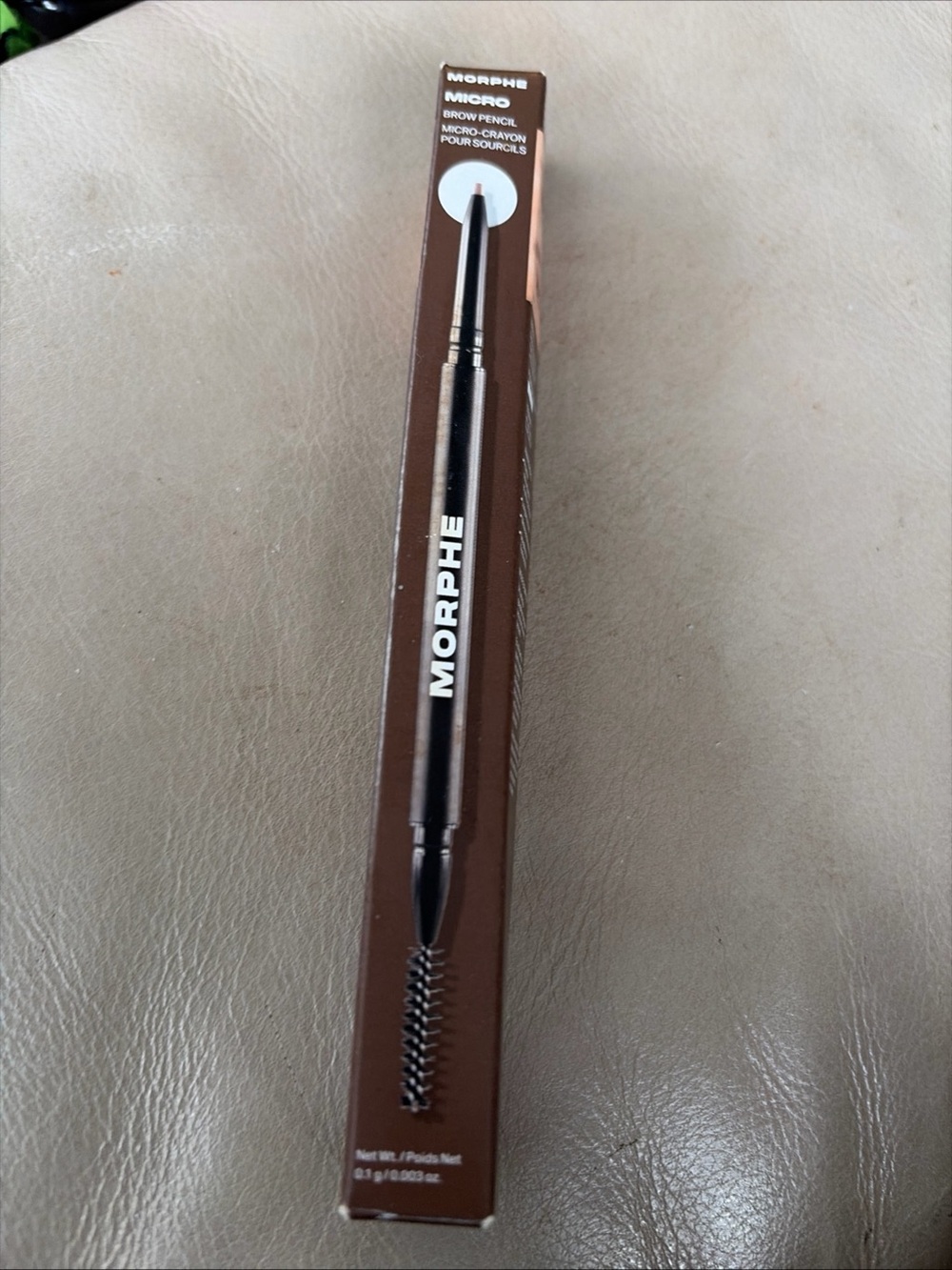 Morphe Dual-Ended Micro Brow Pencil with Spoolie in Shade Cool Brew. New!